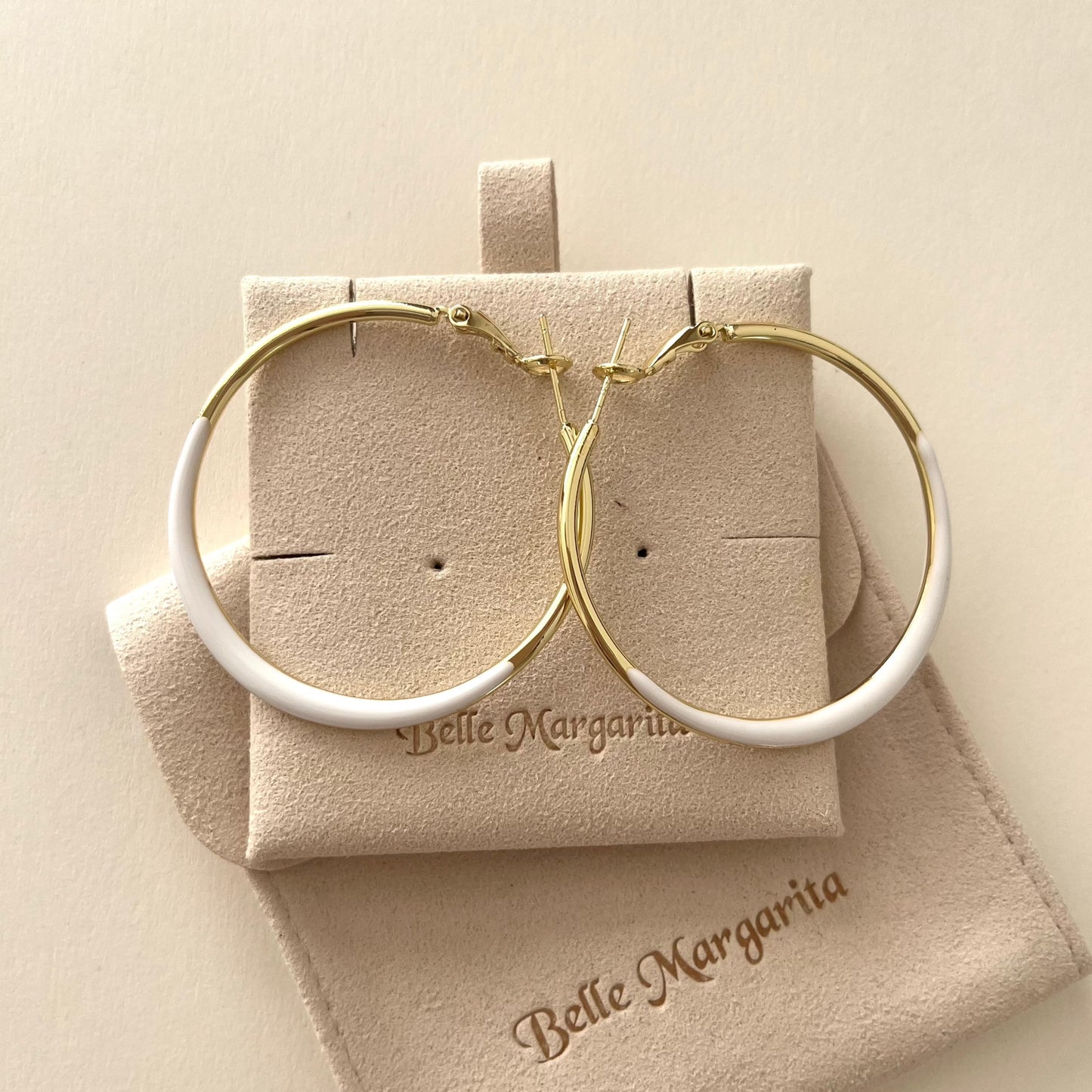 Minimalist hoop earring|925 sterling silver - Bellemargarita Jewelry